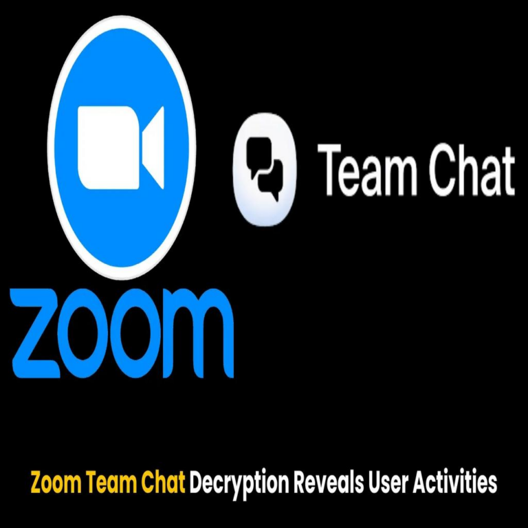 Descifrado del Chat de Equipo en Zoom para Revelar Actividades de los Usuarios