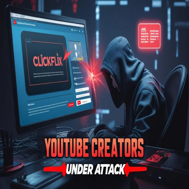 Creadores de YouTube atacados mediante solicitudes de colaboración con marcas que emplean la técnica Clickflix