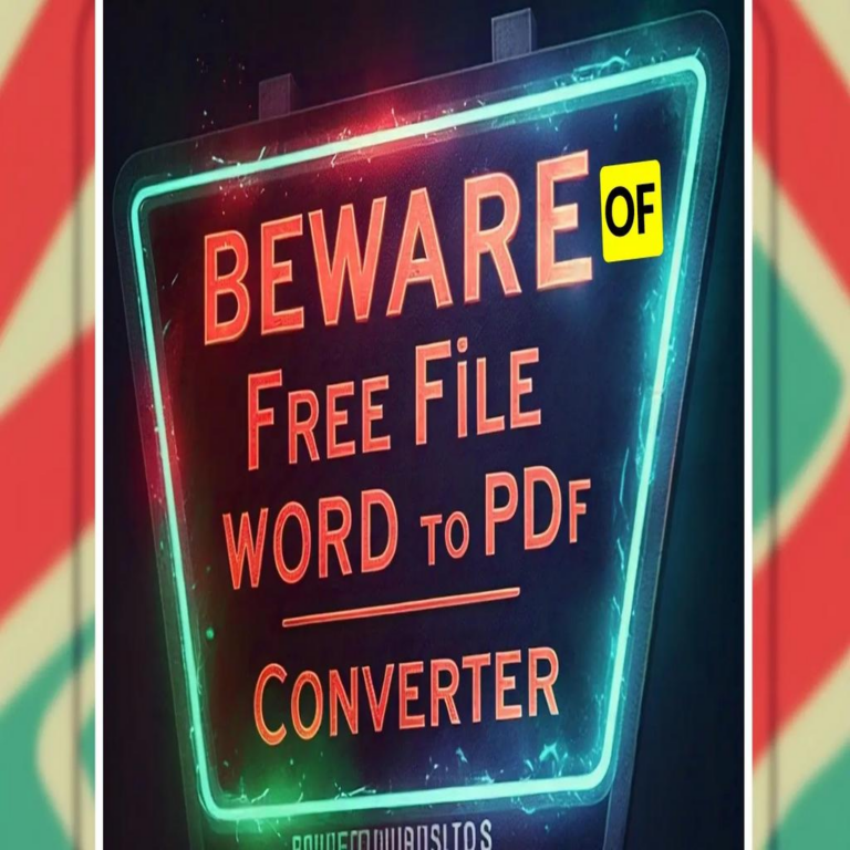 Precaución con los convertidores gratuitos de Word a PDF que distribuyen malware