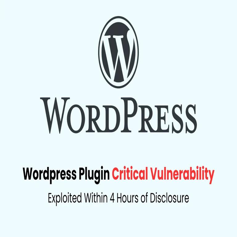 “Vulnerabilidad crítica en plugin de WordPress con más de 100.000 instalaciones fue explotada en menos de 4 horas tras su divulgación”