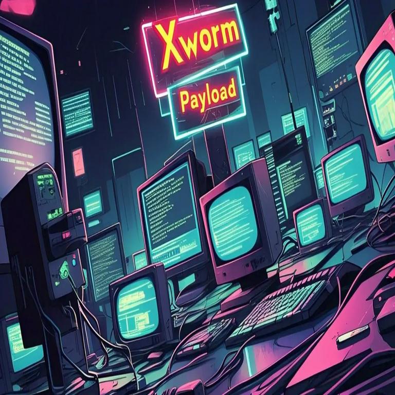 Cargador malicioso de JScript vulnerado para revelar el flujo de ejecución del payload Xworm