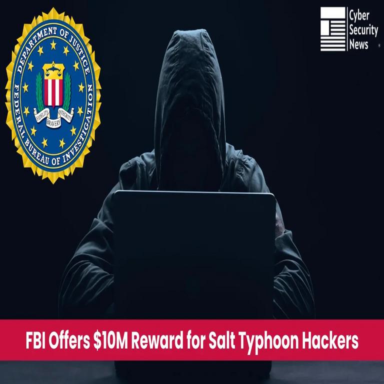 El FBI ofrecerá una recompensa de hasta 10 millones de dólares por datos sobre los hackers del grupo Salt Typhoon.