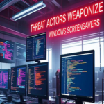 Ciberdelincuentes utilizan archivos de salvapantallas de Windows para distribuir malware.