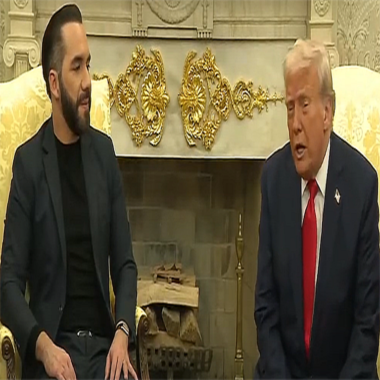 “Trump le dice a Bukele: ‘Lograste la libertad de millones y nosotros aspiramos a igualarlo'”
