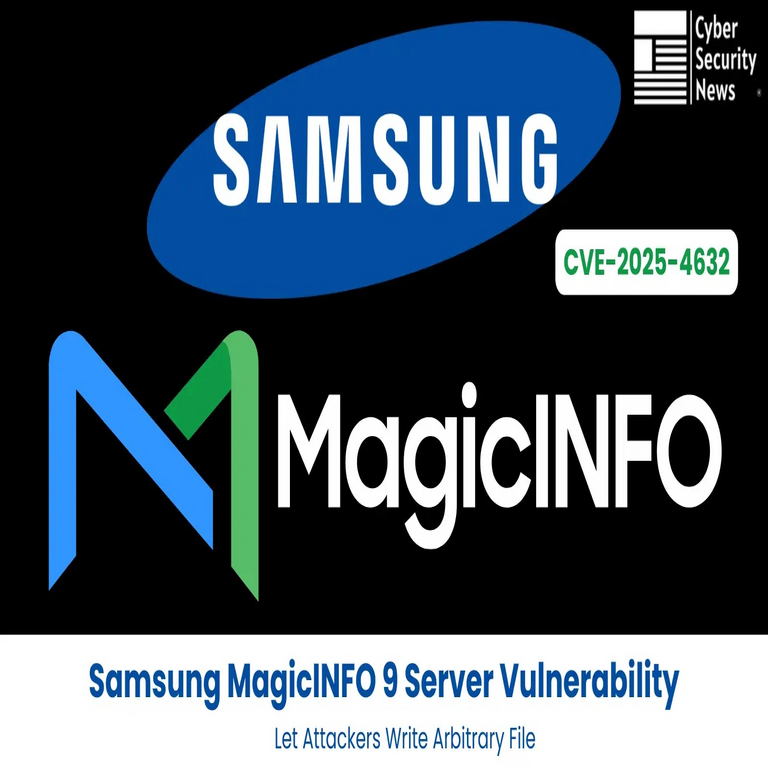 Vulnerabilidad en Samsung MagicINFO 9 Server permite a atacantes escribir archivos arbitrarios.