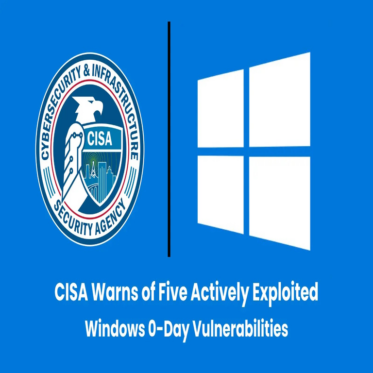 CISA alerta sobre cinco vulnerabilidades de día cero en Windows que están siendo explotadas activamente.