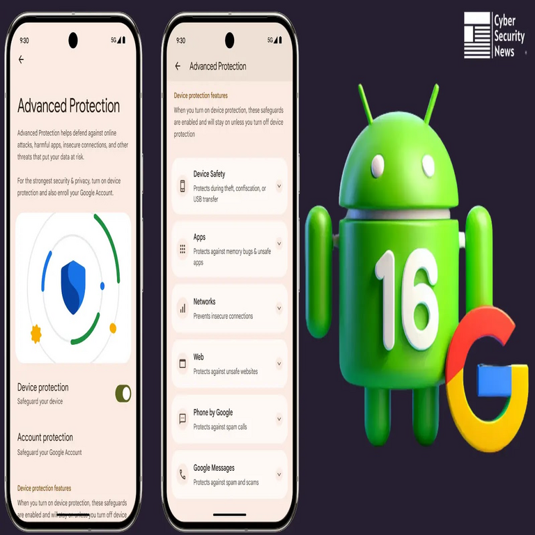 Google lanzará Android 16 con configuración avanzada de seguridad a nivel de dispositivo para proteger 3 mil millones de equipos.