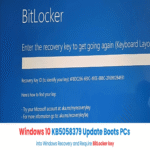 La actualización KB5058379 de Windows 10 inicia equipos en modo de recuperación y exige la clave de BitLocker.