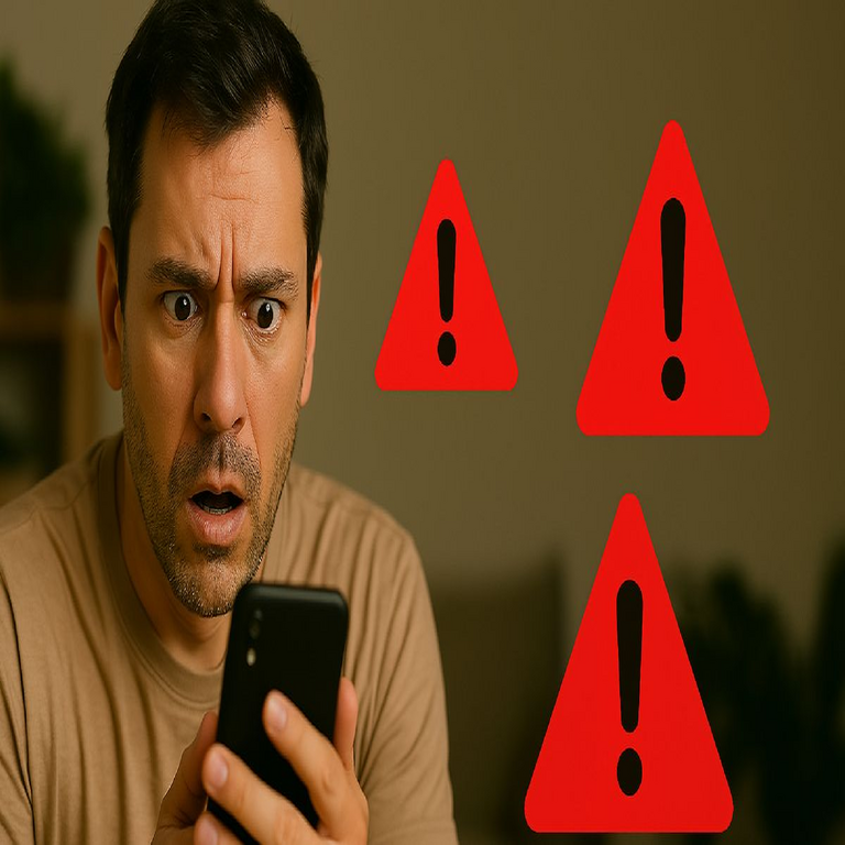 Si tu dispositivo móvil presenta este comportamiento, accede inmediatamente a tu cuenta bancaria.