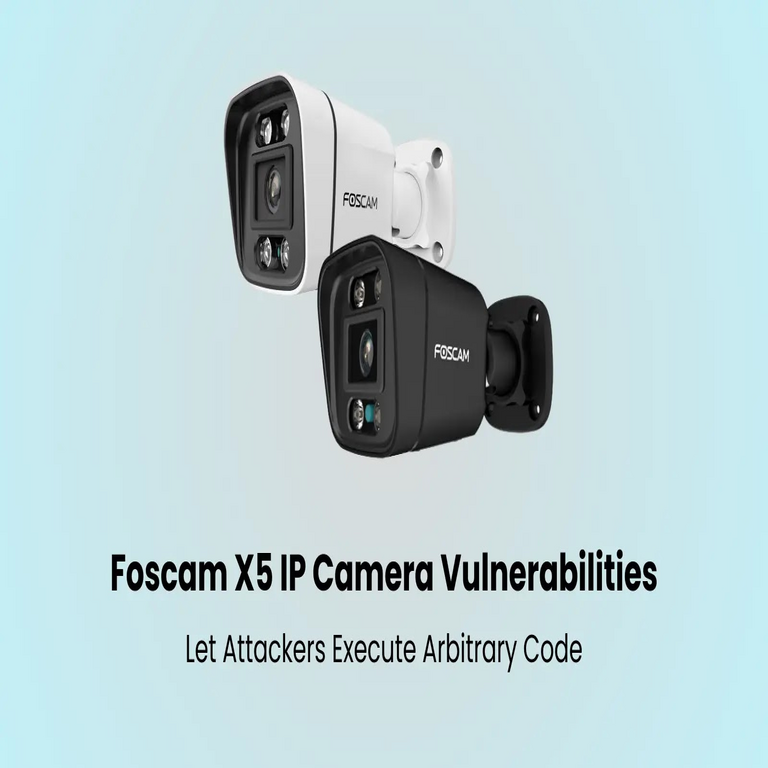 Múltiples vulnerabilidades en cámaras IP Foscam X5 permiten a atacantes ejecutar código arbitrario.