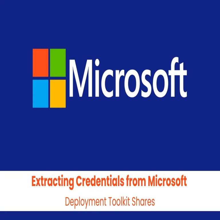 Extracción de credenciales desde recursos compartidos del Microsoft Deployment Toolkit.