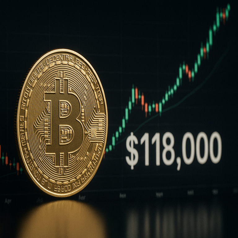 El nivel de USD 118.000 representará un punto clave para el precio de Bitcoin.