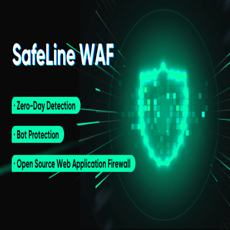 SafeLine WAF: Firewall de Aplicaciones Web de código abierto con detección de ataques zero-day y protección contra bots.