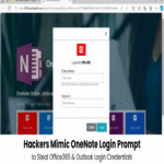 Ciberdelincuentes suplantan el inicio de sesión de OneNote para robar credenciales de Office365 y Outlook.