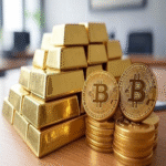 Bitcoin está desplazando al oro como activo de reserva de valor en el mercado financiero.