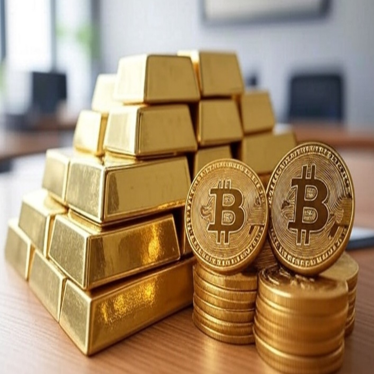 Bitcoin está desplazando al oro como activo de reserva de valor en el mercado financiero.