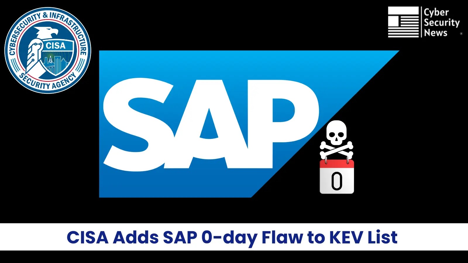 “CISA alerta sobre explotación activa de vulnerabilidad crítica en SAP sin parches disponibles”