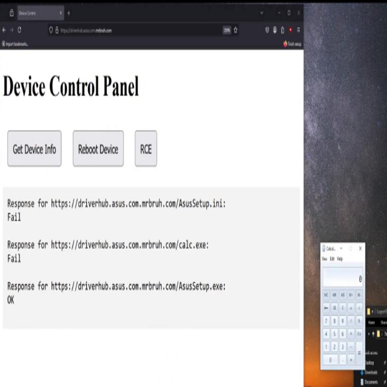 ASUS corrige vulnerabilidades de ejecución remota en DriverHub explotables mediante HTTP y archivos .ini manipulados.