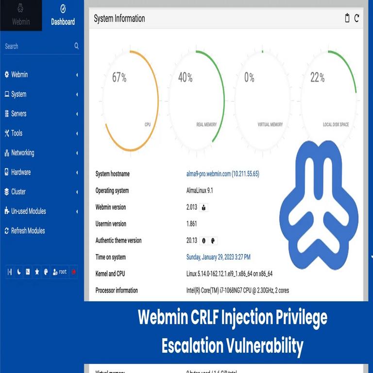Grave falla en Webmin permite a atacantes remotos elevar privilegios hasta nivel root