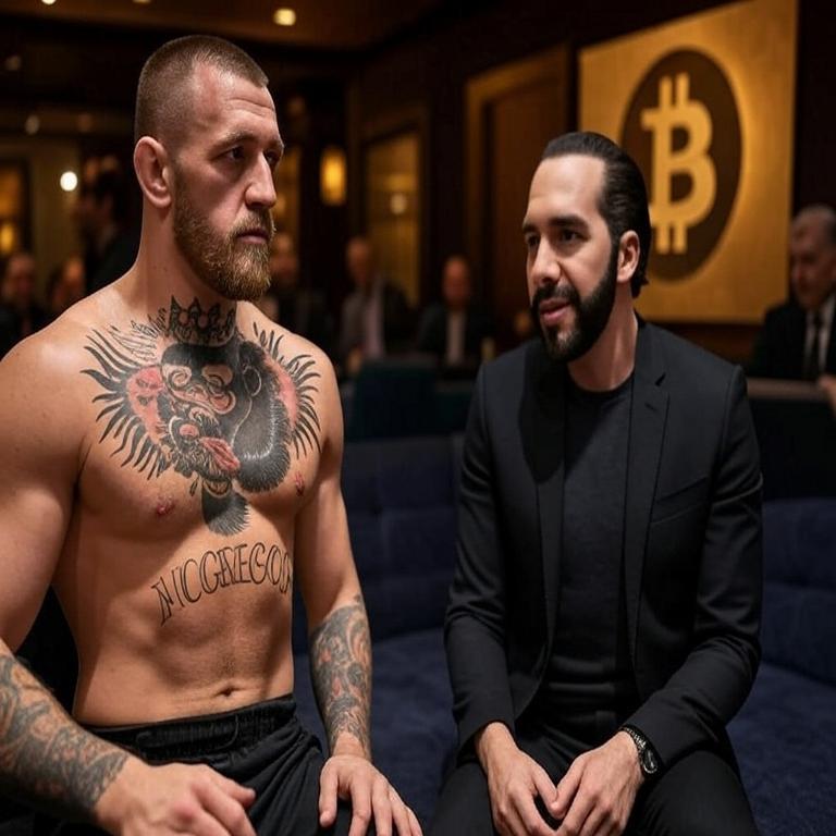 Nayib Bukele y Connor McGregor conversarán sobre la creación de un fondo en Bitcoin en Irlanda