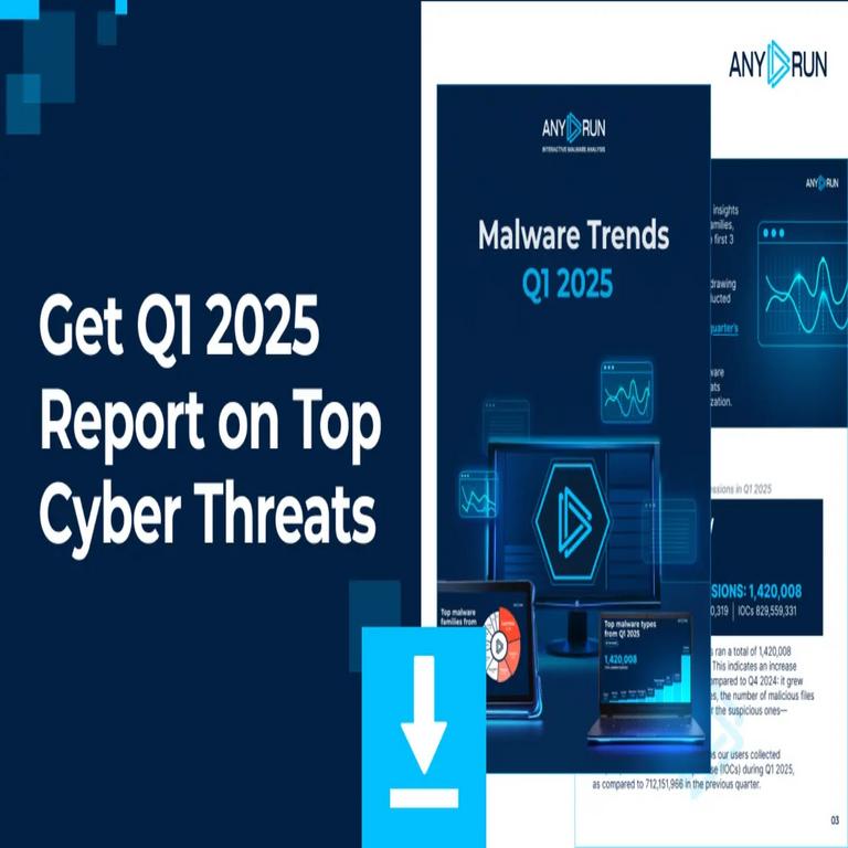 ANY.RUN presenta informe de tendencias de malware en el primer trimestre de 2025, destacando amenazas cibernéticas en evolución.