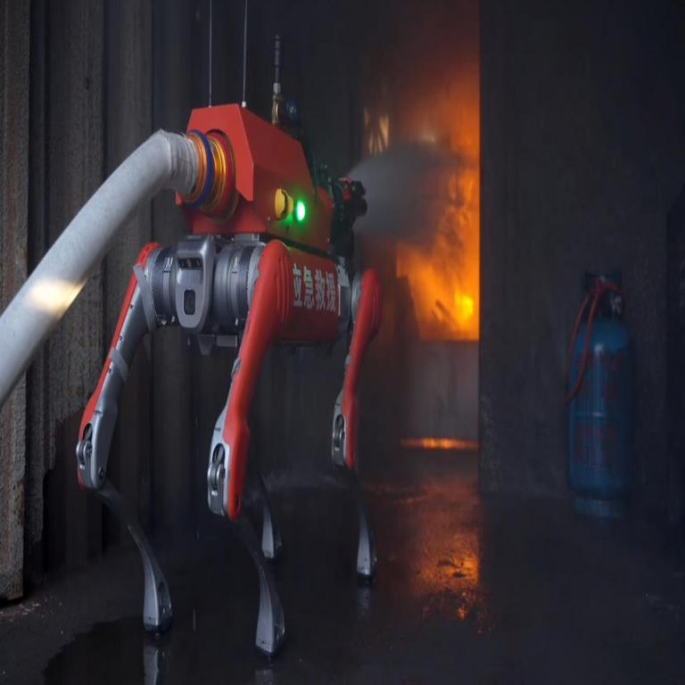 Un canino robótico creado para extinguir incendios con un caudal de 40 litros por segundo: la tecnología que podría reemplazar a los bomberos