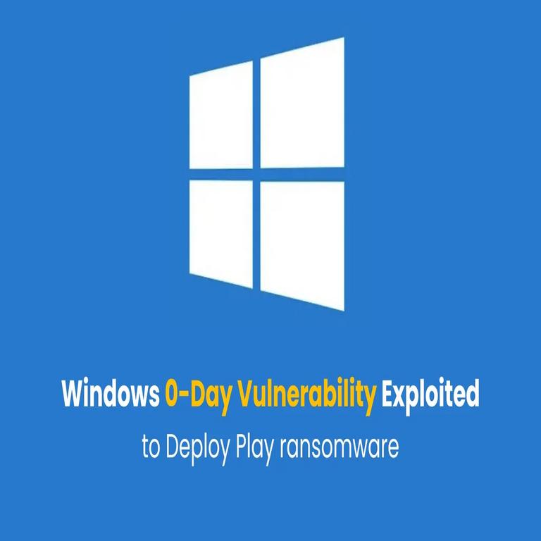 Explotación de una vulnerabilidad zero-day en Windows para distribuir el ransomware Play