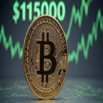 Los 115.000 dólares podrían representar el próximo nivel de resistencia clave para el bitcoin.