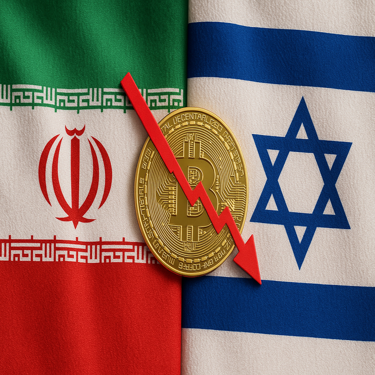 Relación entre el precio del bitcoin y el ataque de Israel a Irán.