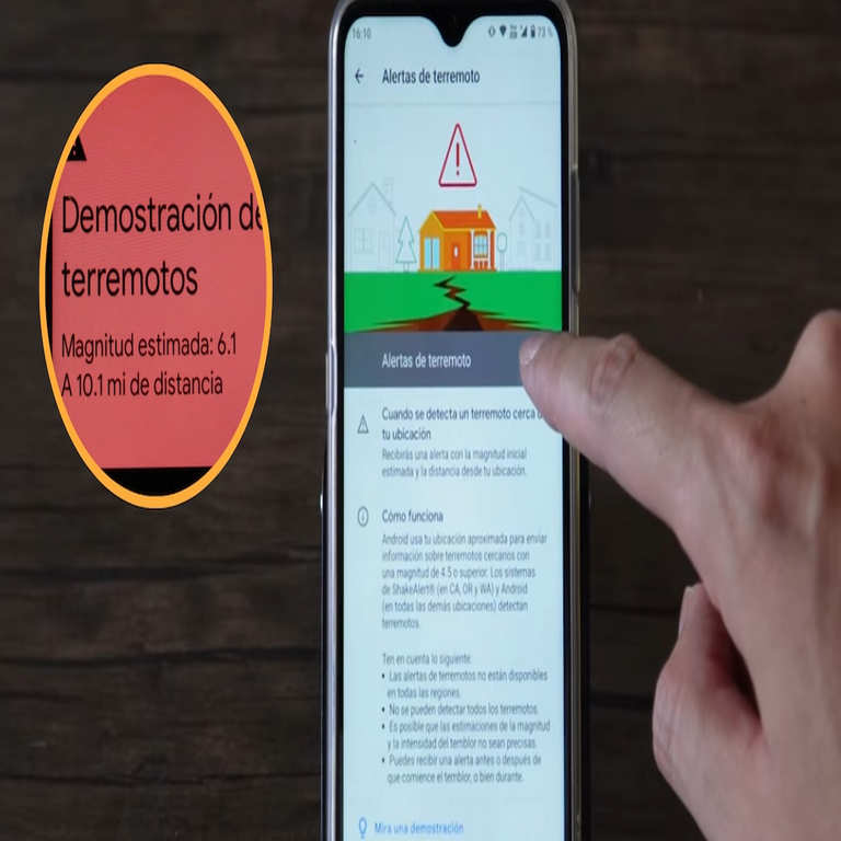 Descubre cómo habilitar la notificación de sismos en dispositivos Android.