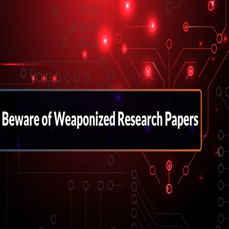 Advertencia sobre documentos de investigación manipulados que distribuyen malware mediante archivos protegidos con contraseña.
