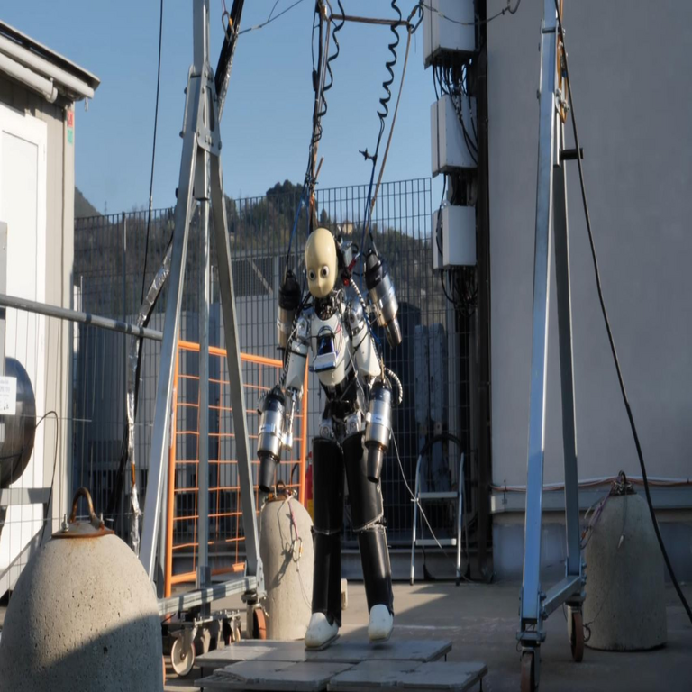 Se prueba exitosamente un robot humanoide equipado con jetpack: así ha conseguido elevarse y mantener estabilidad en vuelo.