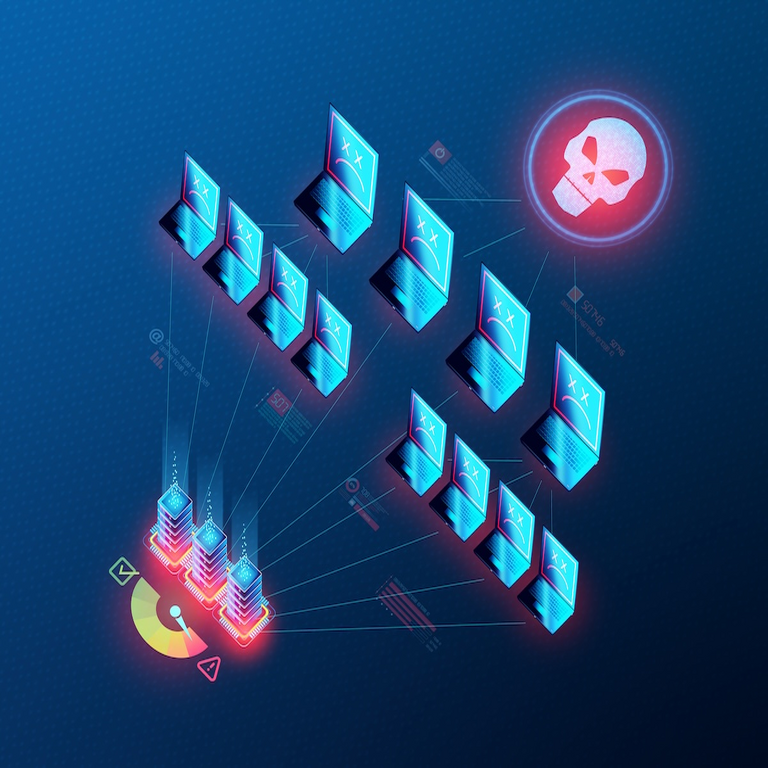Ataque DDoS récord de 7.3 Tbps dirigido a proveedor de alojamiento web.