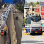 Cuando China enfrenta congestión vehicular, un camión de emergencia interviene con el objetivo de generar carriles adicionales de manera inmediata.