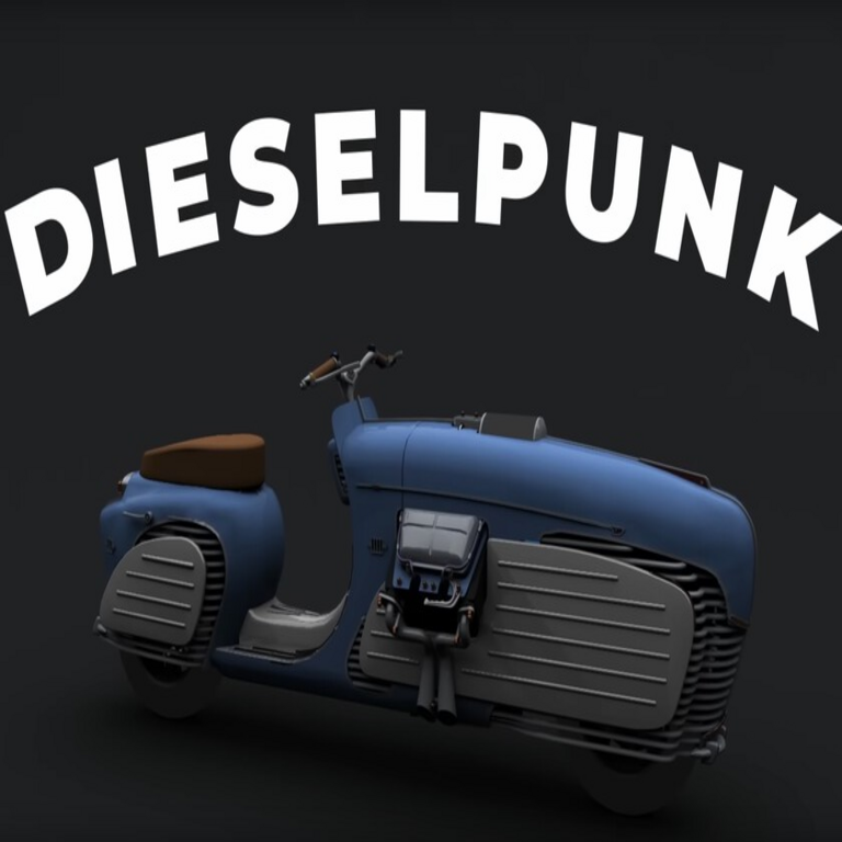 Esta motocicleta presenta un diseño similar a una Vespa, con un motor de elevado torque comparable a un tractor y un sistema de transmisión característico de motos de nieve. Es de fabricación rusa.