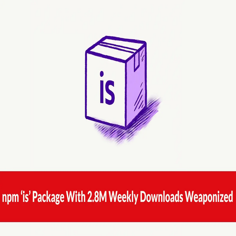 El paquete npm ‘is’, con 2.8 millones de descargas semanales, ha sido utilizado como arma para atacar a desarrolladores.