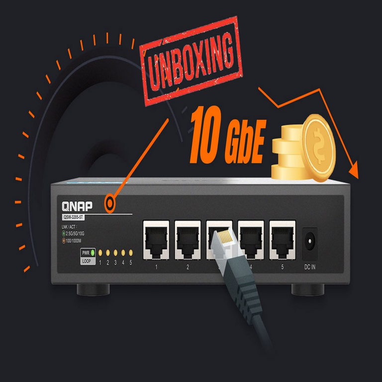 El nuevo QNAP QSW-3205-5T: la evolución hacia redes de 10G que tu hogar y oficina requerían.
