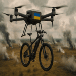 Ucrania realiza el rescate de un soldado atrapado mediante el suministro de una bicicleta por dron.