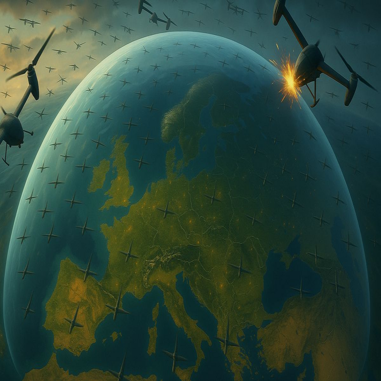 Europa desarrolla discretamente un escudo invisible para protegerse contra ataques con drones.