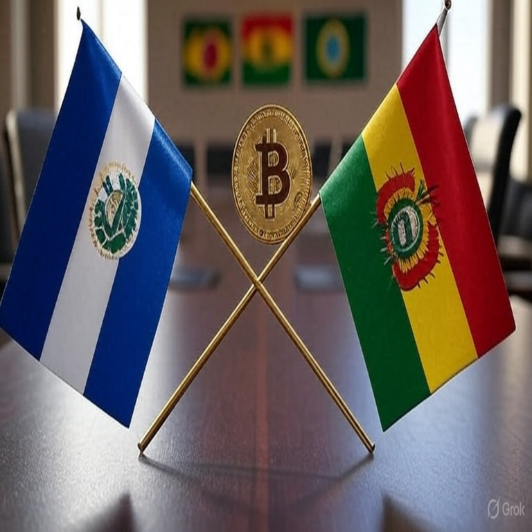 El Salvador y Bolivia suscriben convenio en materia de Bitcoin.