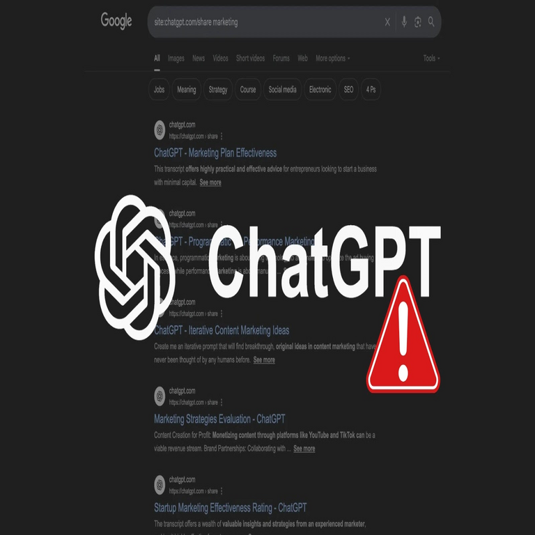 Las conversaciones de ChatGPT están siendo indexadas por motores de búsqueda: presentamos nuestra investigación OSINT.