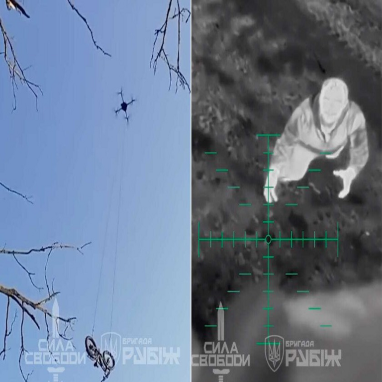 Un soldado cercado, un dron y una bicicleta transformaron una operación de rescate en el episodio más impactante del conflicto en Ucrania.