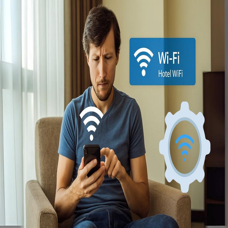 Ajustes en la configuración WiFi de tu dispositivo móvil para optimizar la velocidad de conexión en redes de hoteles.