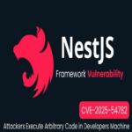 Vulnerabilidad en NestJS permite la ejecución de código en equipos de desarrolladores.