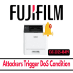 Vulnerabilidad en impresoras FUJIFILM permite a atacantes desencadenar ataques de denegación de servicio.