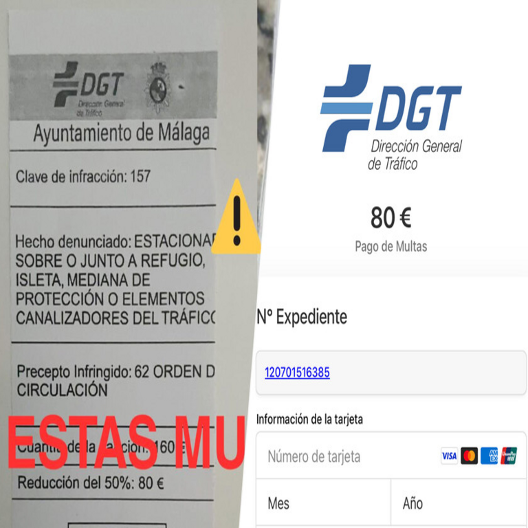 El documento simula una multa de tránsito auténtica con código QR, pero en realidad oculta un sitio web fraudulento y actividades de ciberdelincuentes.