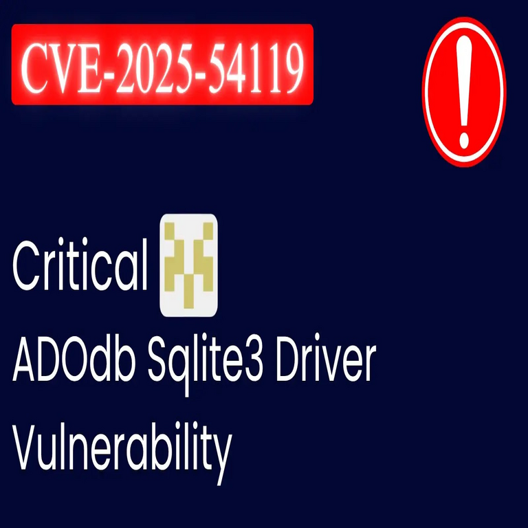 Vulnerabilidad crítica en el controlador SQLite3 de ADOdb permite la ejecución arbitraria de SQL.