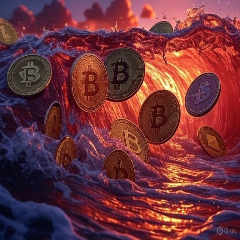 ¿Qué criptomonedas están mostrando mayor resiliencia frente al “tsunami rojo” que afecta al mercado?