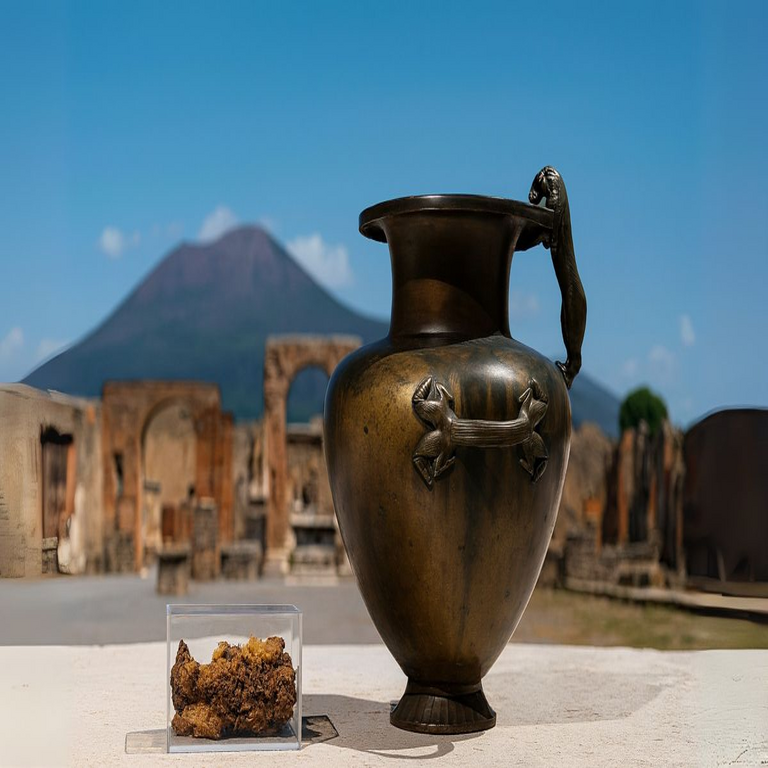 En 1954, en Pompeya, Italia, se descubrió un recipiente cerámico conteniendo una sustancia desconocida: actualmente se ha identificado su composición.