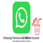 WhatsApp elimina 6.8 millones de cuentas debido a actividades maliciosas.